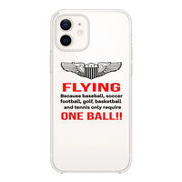 Thumbnail for Flying One Ball Designed Transparent Silicone iPhone Cases