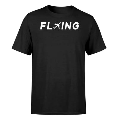 Flying design on black single side