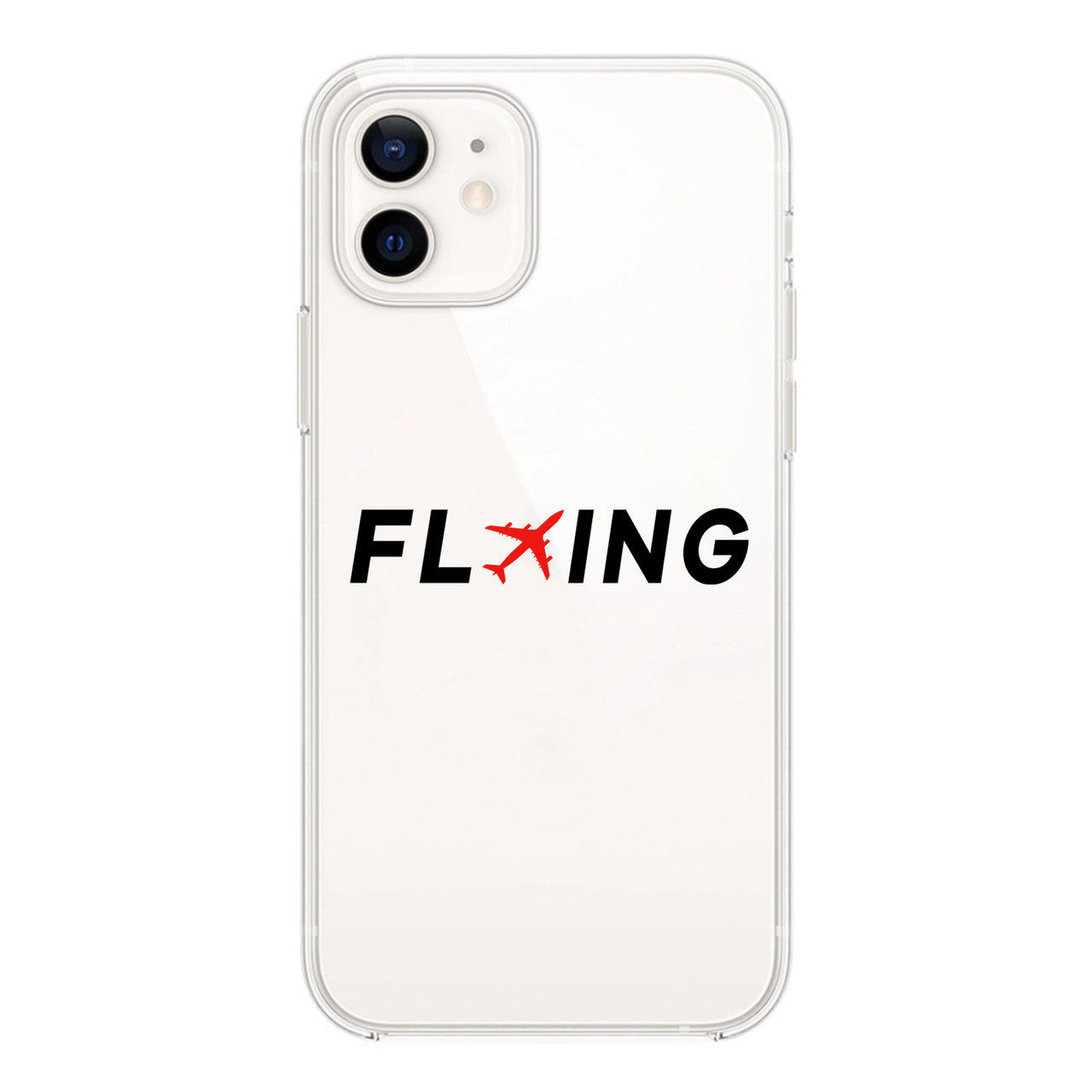 Flying Designed Transparent Silicone iPhone Cases