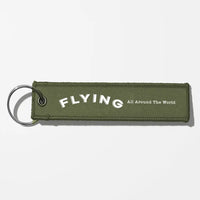 Thumbnail for Flying All Around The World Aviator Key Chains - Green Army