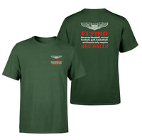 Thumbnail for Flying One Ball design on dark green double side