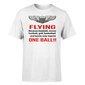 Single-Side Printing — Flying One Ball Double-Side T-Shirt