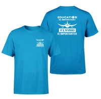 Thumbnail for Flying is Importanter design on turquoise double side