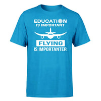 Thumbnail for Flying is Importanter design on turquoise single side