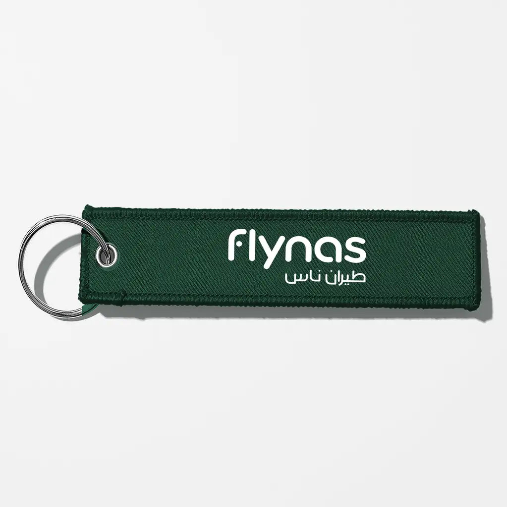 Flynas Crew & Staff Tag Key Chains - Dark Green