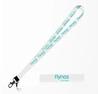 Thumbnail for Flynas Airlines lanyard - white