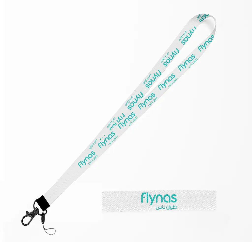 Flynas Airlines lanyard - white
