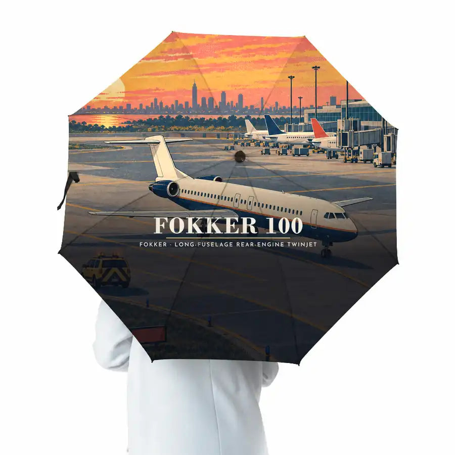 Fokker 100 - 3D - Umbrella