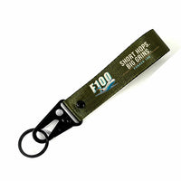 Thumbnail for Fokker 100 Hawk-Shaped Key Chains - Dark Green - Cartoon