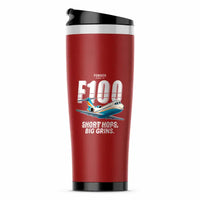 Thumbnail for Fokker 100 - Cartoon - Stainless Steel (No Holder) - Red