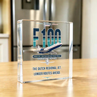Thumbnail for Fokker 100 - Crystal Ornament - Original - Kitchen