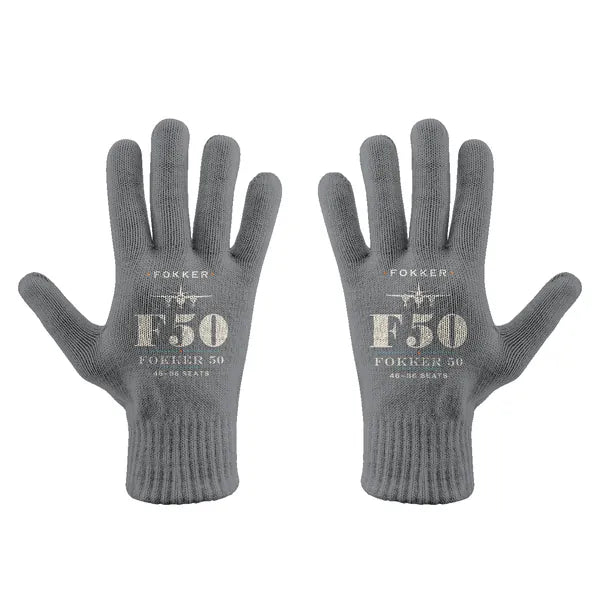 Fokker 50 - Gloves - Full - Heritage - Gray