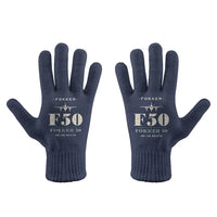 Thumbnail for Fokker 50 - Gloves - Full - Heritage - Navy Blue