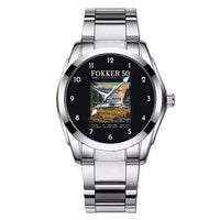 Thumbnail for Fokker 50 - Poster - Stainless Steel Band - For Men