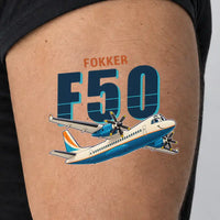 Thumbnail for Fokker 50 - Tattoo - Cartoon - Man