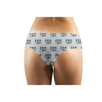 Thumbnail for Fokker 50 - Women Panties - Original Pattern - Light Gray - Back