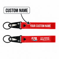 Thumbnail for Fokker 70 Hawk-Shaped Key Chains - Red - Cartoon - Personalized