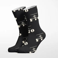 Thumbnail for Fokker 70 - Heritage - Socks - Black