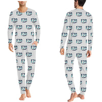 Thumbnail for Fokker 70 - Men Pajamas - Original Pattern - Light Gray