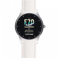 Thumbnail for Fokker 70 - Original + Name - Leather Strap - White Leather Strap