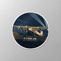 Thumbnail for Fokker F.VIIb-3m - 3D - Circle Sticker - Close-up