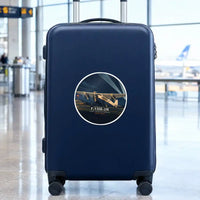 Thumbnail for Fokker F.VIIb-3m - 3D + Name - Circle Sticker - Suitcase