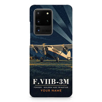 Thumbnail for Fokker F.VIIb-3m - 3D + Name - Samsung Case - Black