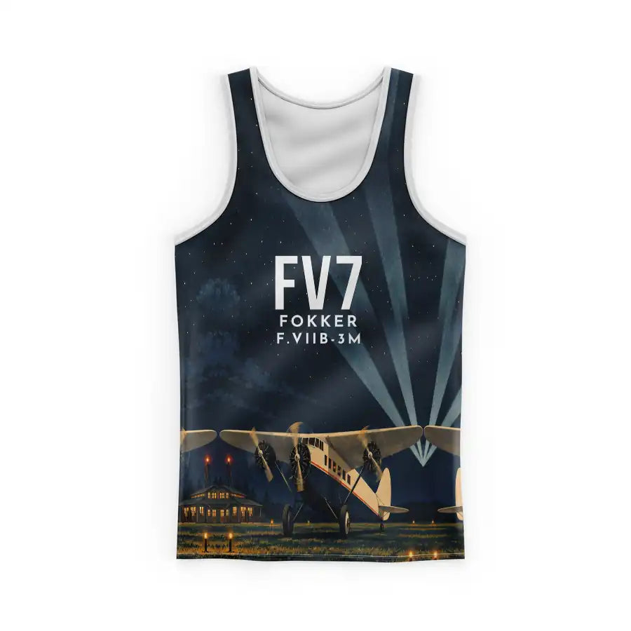 Fokker F.VIIb-3m 3D All-Over Print Clothing - Tank Top - 3D
