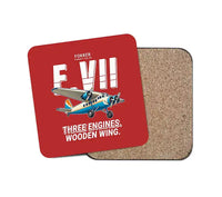 Thumbnail for Fokker F.VIIb-3m - Cartoon - Coaster - Red