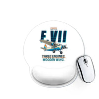 Thumbnail for Fokker F.VIIb-3m - Cartoon - Ergonomic Mouse Pad - White
