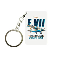 Thumbnail for Fokker F.VIIb-3m - Cartoon - Key Chain - White