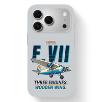 Thumbnail for Fokker F.VIIb-3m - Cartoon - MagSafe iPhone 17 Pro - Light Gray