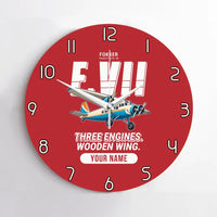 Thumbnail for Fokker F.VIIb-3m - Cartoon + Name - No Frame - Red