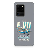 Thumbnail for Fokker F.VIIb-3m - Cartoon + Name - Samsung Case - Gray