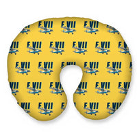 Thumbnail for Fokker F.VIIb-3m - Cartoon Seamless - Travel Pillow - Yellow