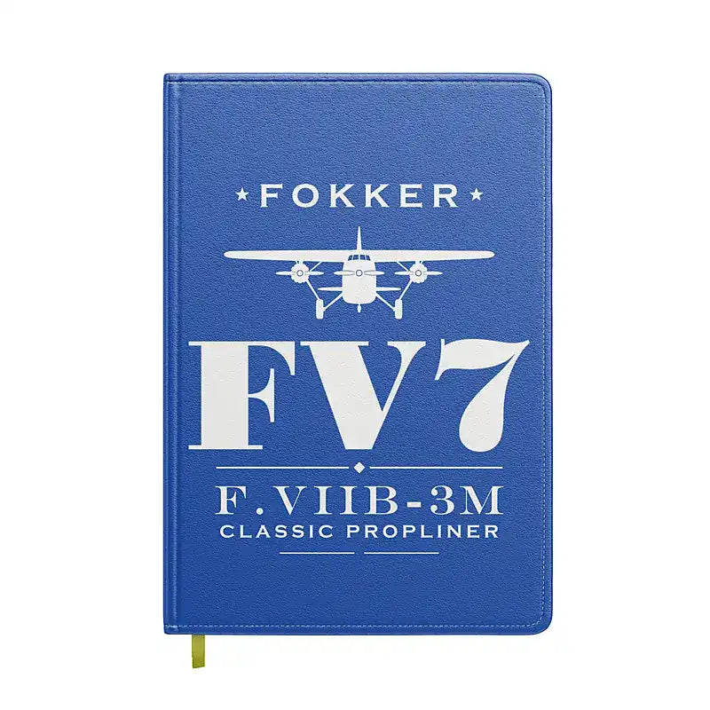 Fokker F.VIIb-3m - Heritage - Notebook - Blue