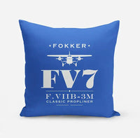 Thumbnail for Fokker F.VIIb-3m - Heritage - Pillow - Blue