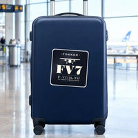 Thumbnail for Fokker F.VIIb-3m - Heritage - Square Sticker - Suitcase