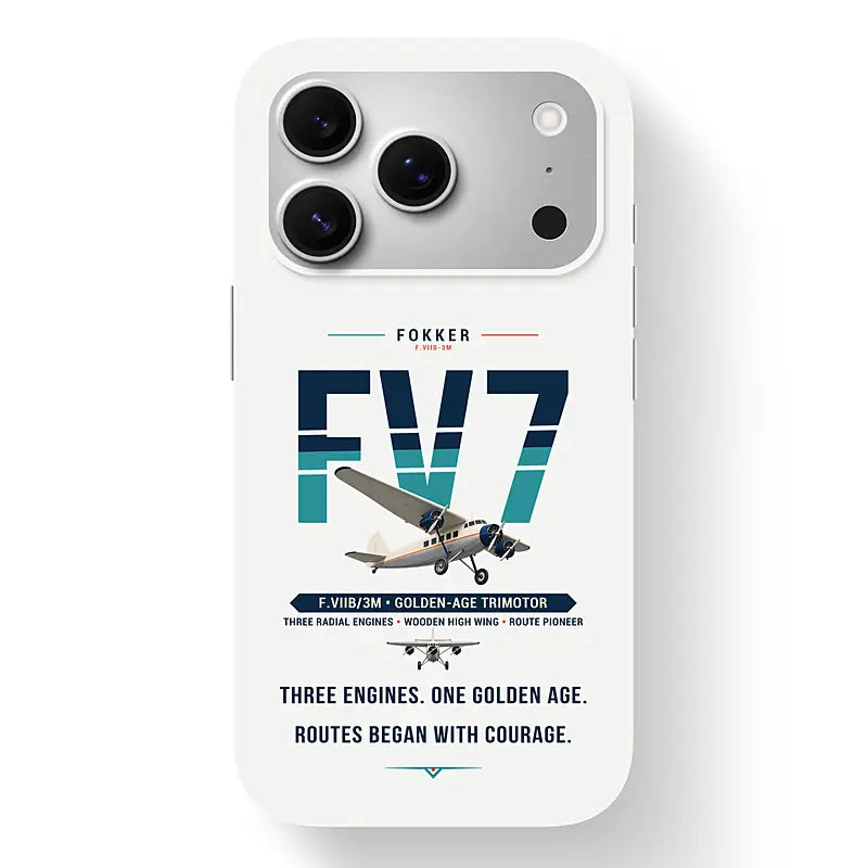 Fokker F.VIIb-3m - Original - MagSafe iPhone 17 Pro - White