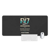 Thumbnail for Fokker F.VIIb-3m - Original + Name - Desk Mat - Black