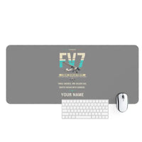 Thumbnail for Fokker F.VIIb-3m - Original + Name - Desk Mat - Gray