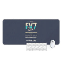 Thumbnail for Fokker F.VIIb-3m - Original + Name - Desk Mat - Navy Blue