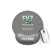 Thumbnail for Fokker F.VIIb-3m - Original + Name - Ergonomic Mouse Pad - Gray
