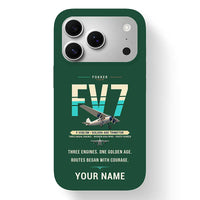 Thumbnail for Fokker F.VIIb-3m - Original + Name - MagSafe iPhone 17 Pro - Dark Green
