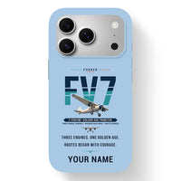 Thumbnail for Fokker F.VIIb-3m - Original + Name - MagSafe iPhone 17 Pro - Light Blue