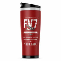 Thumbnail for Fokker F.VIIb-3m - Original + Name - Stainless Steel (No Holder) - Red