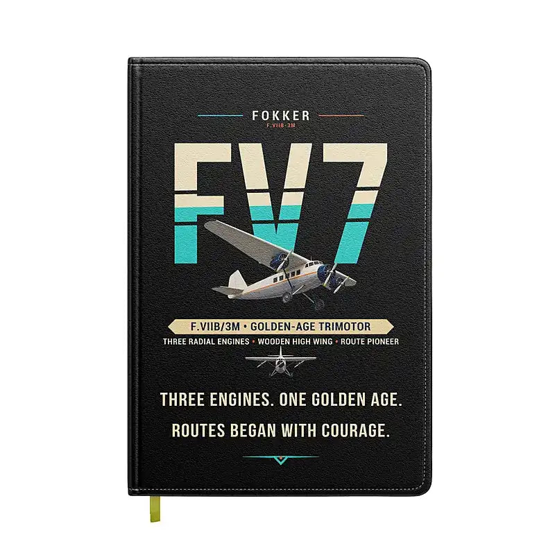 Fokker F.VIIb-3m - Original - Notebook - Black