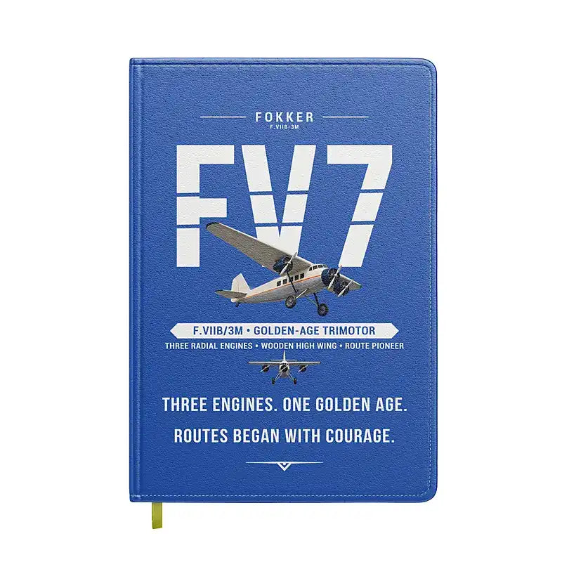 Fokker F.VIIb-3m - Original - Notebook - Blue