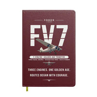 Thumbnail for Fokker F.VIIb-3m - Original - Notebook - Dark Red