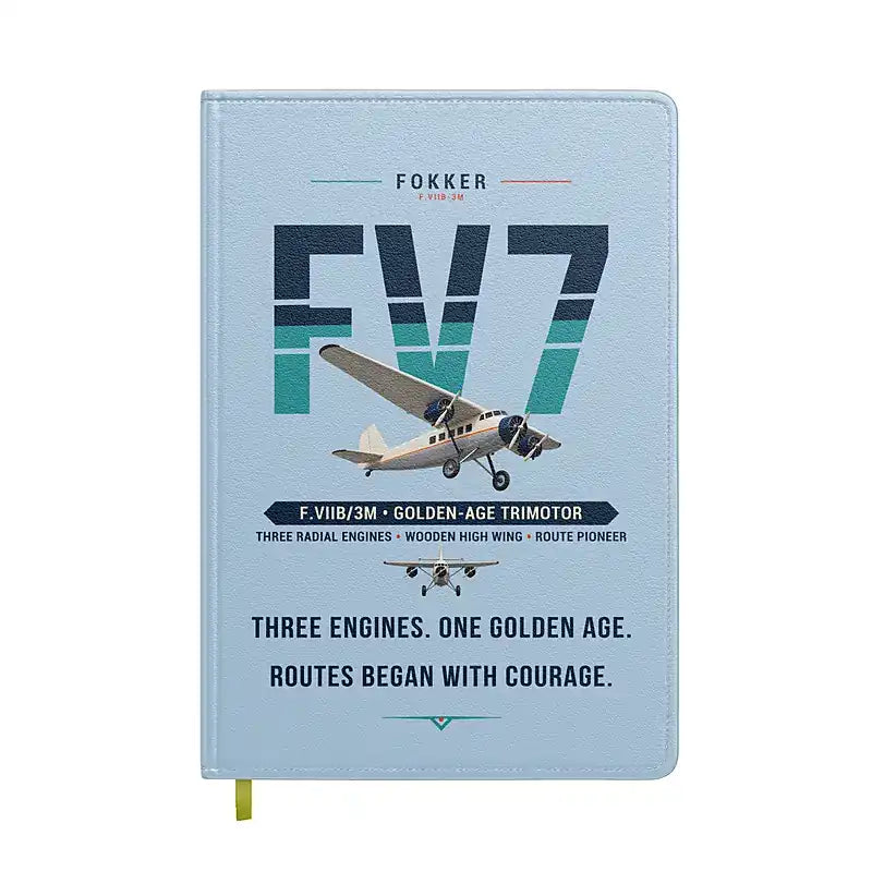 Fokker F.VIIb-3m - Original - Notebook - Light Blue